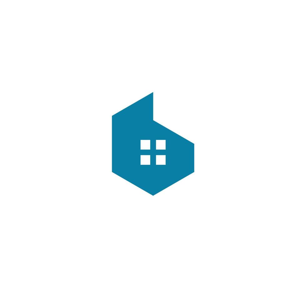 real estate building home logo design symbol vector