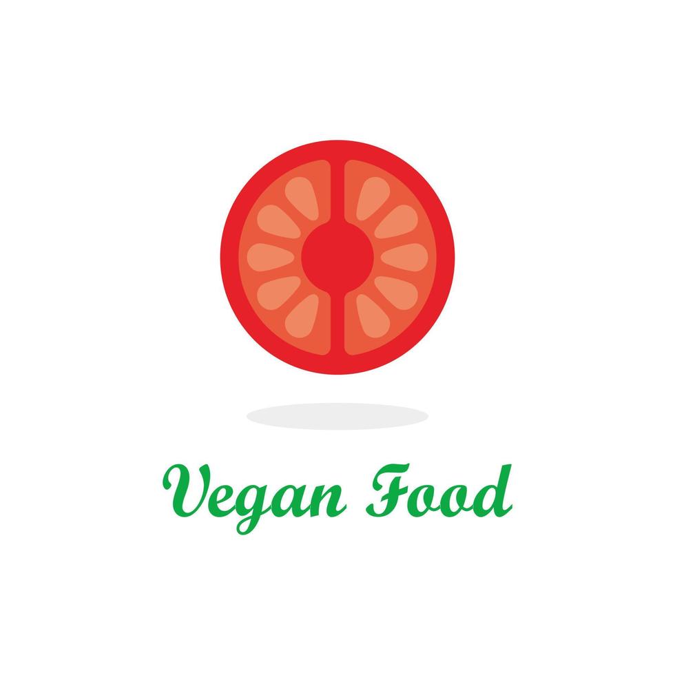 Healthy Food Logo Vector Illustration Template