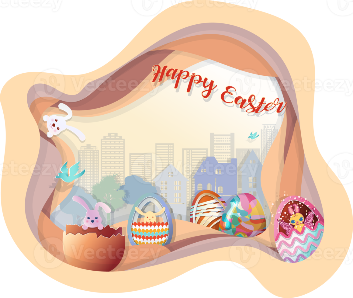Colorful Easter egg png