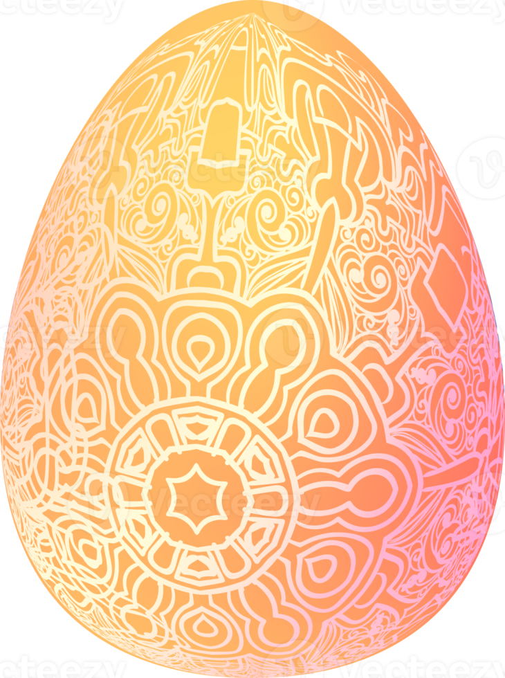 Colorful Easter egg png