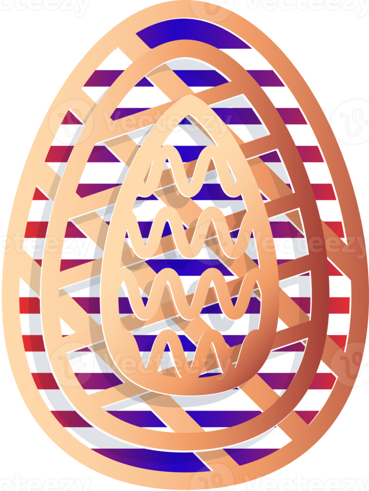 Colorful Easter egg png
