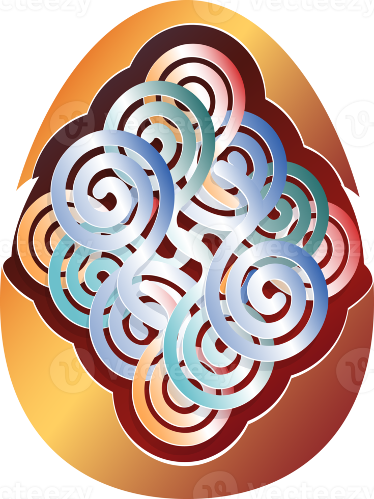 Colorful Easter egg png