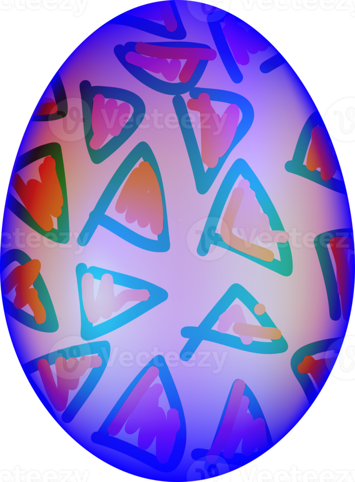 Colorful Easter egg png