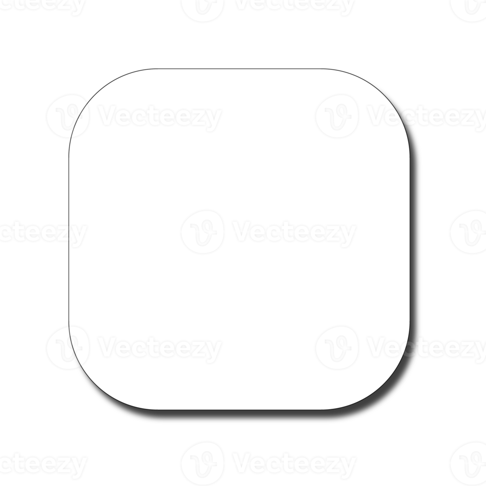 meetkundig vorm met schaduw png