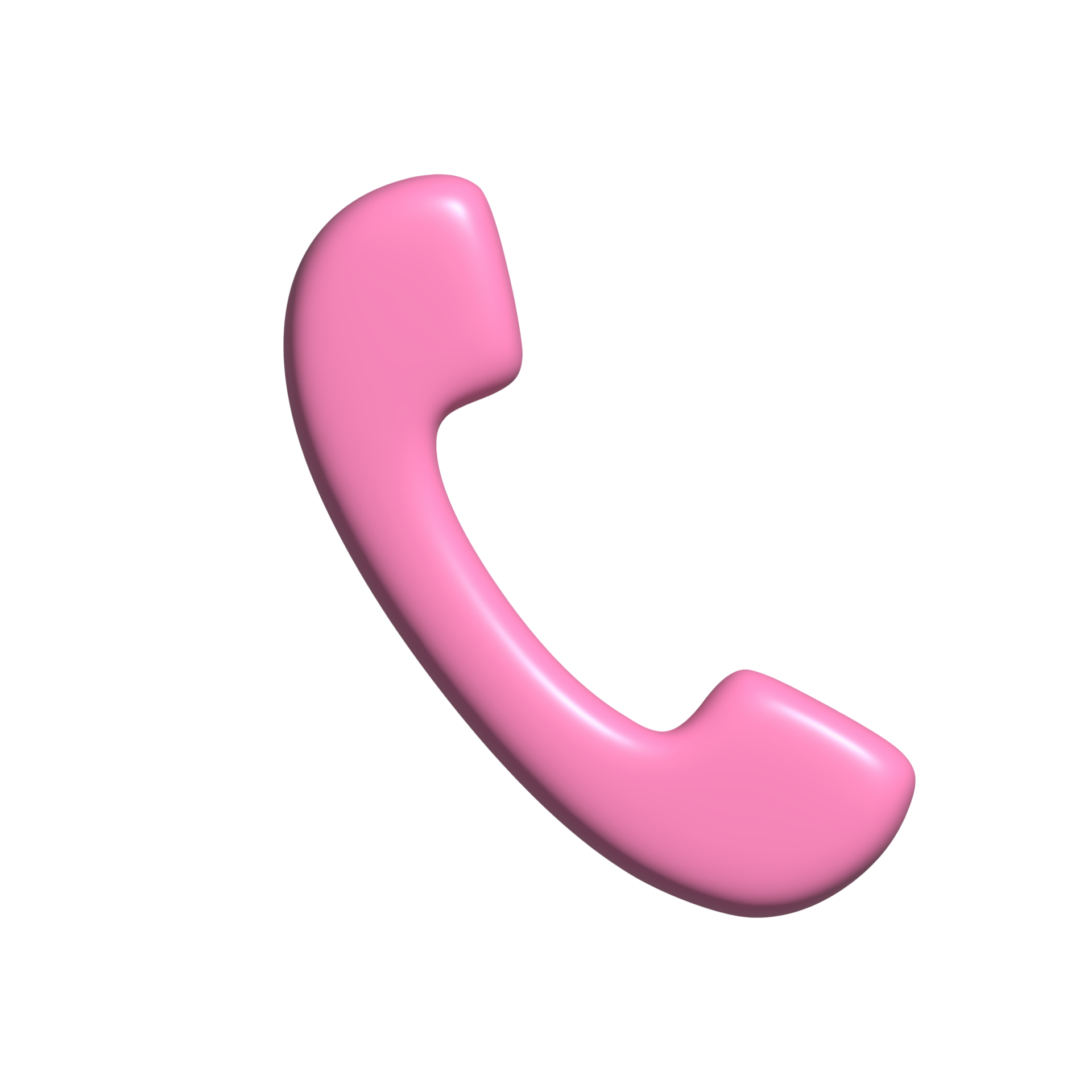 Phone Icon Pink 3d Render 22278073 PNG phone-icon-pink-3d-render-22278073-png