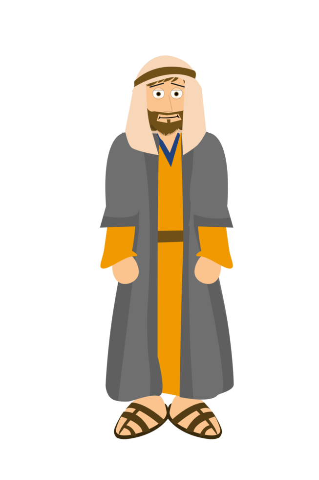 Cartoon Bible Character - Joseph png