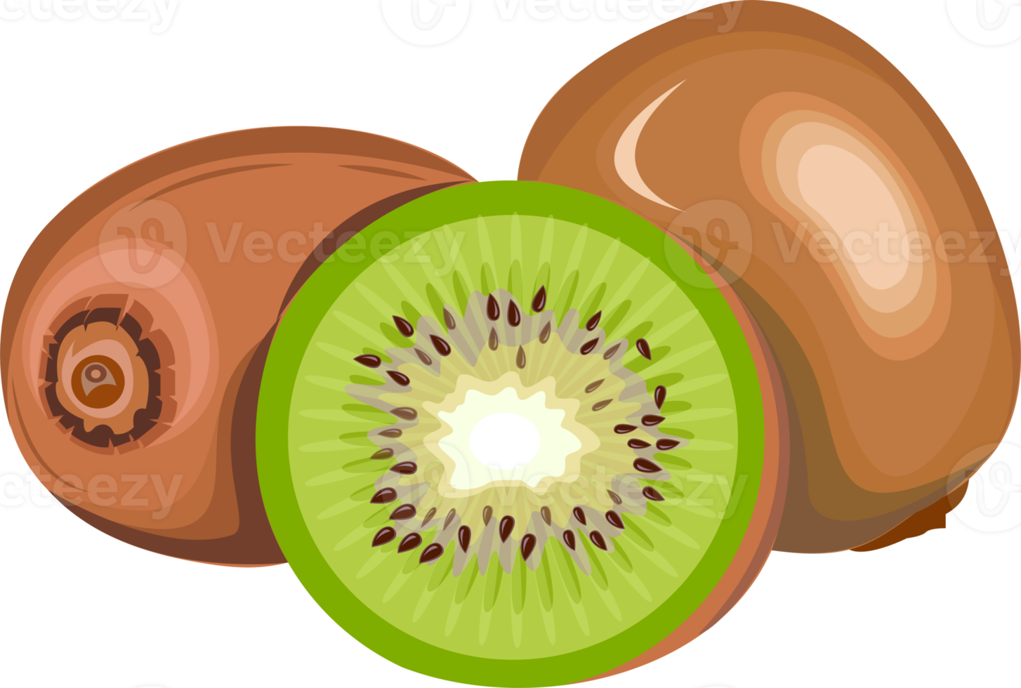 sauer Grün Kiwi Illustration png