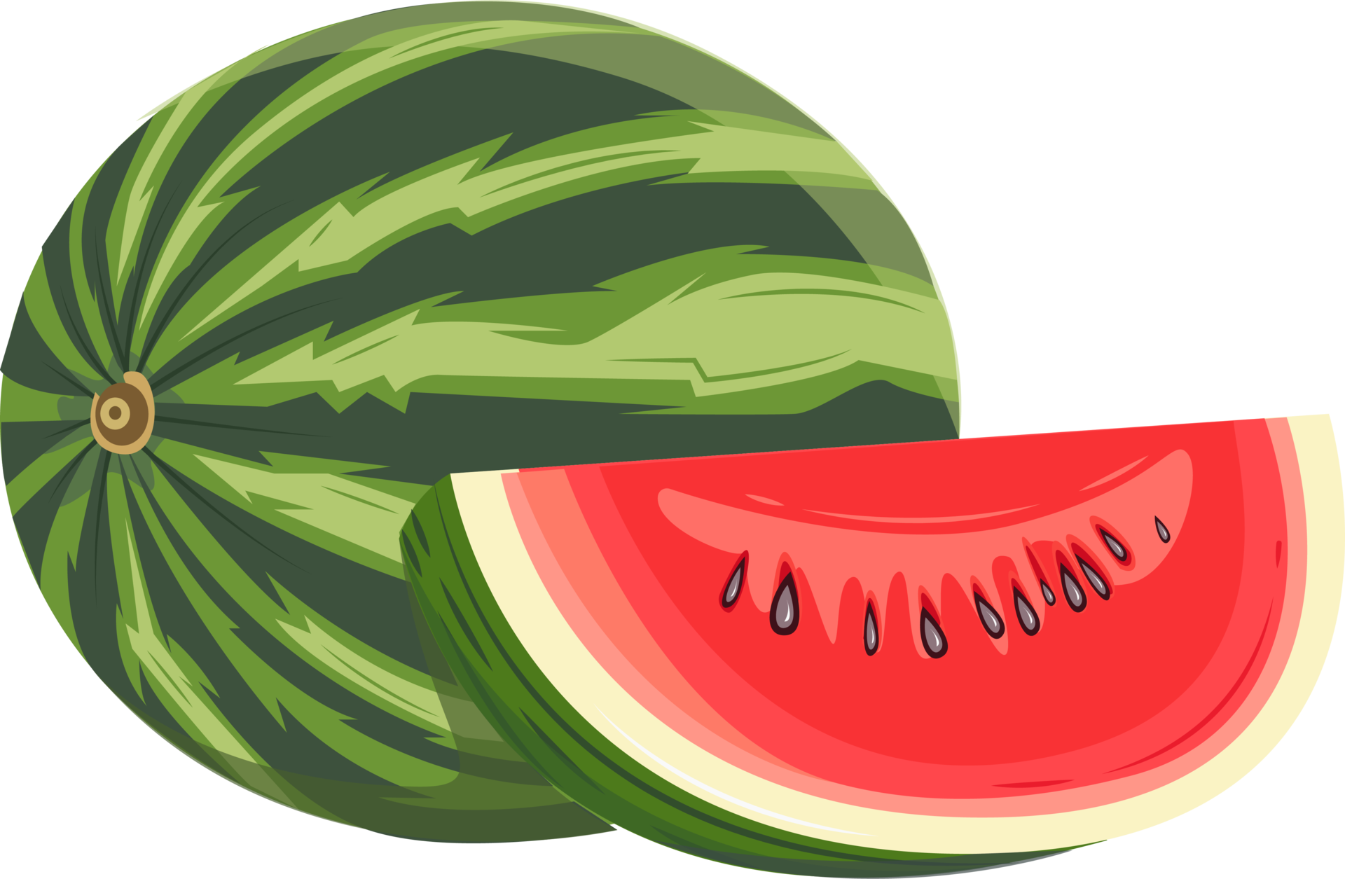 One and Slice Watermelon 22278523 PNG
