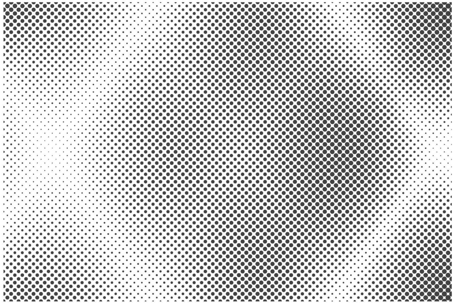 Halftone vector background. Dotted texture with gradient. Retro cartoon gradation illustration with pixel effect. Cross scratched mirror backdrop.