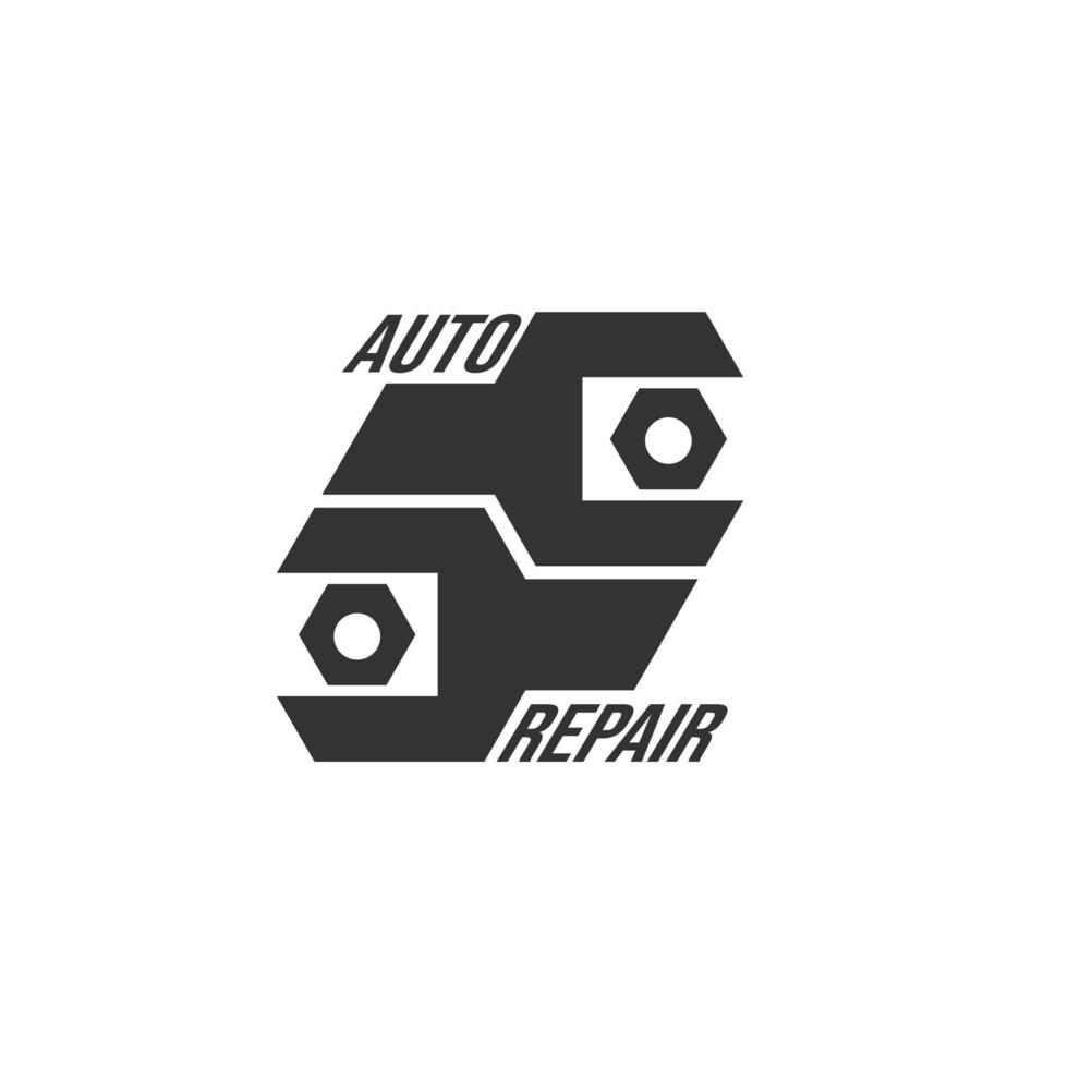 Auto style car logo design with concept sports vehicle icon. Vector illustration.