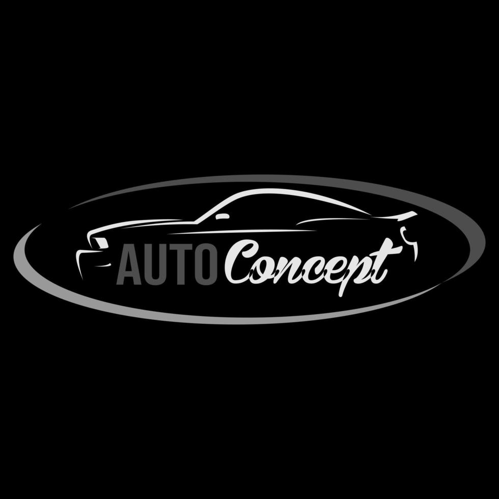 Auto style car logo design with concept sports vehicle icon. Vector ...