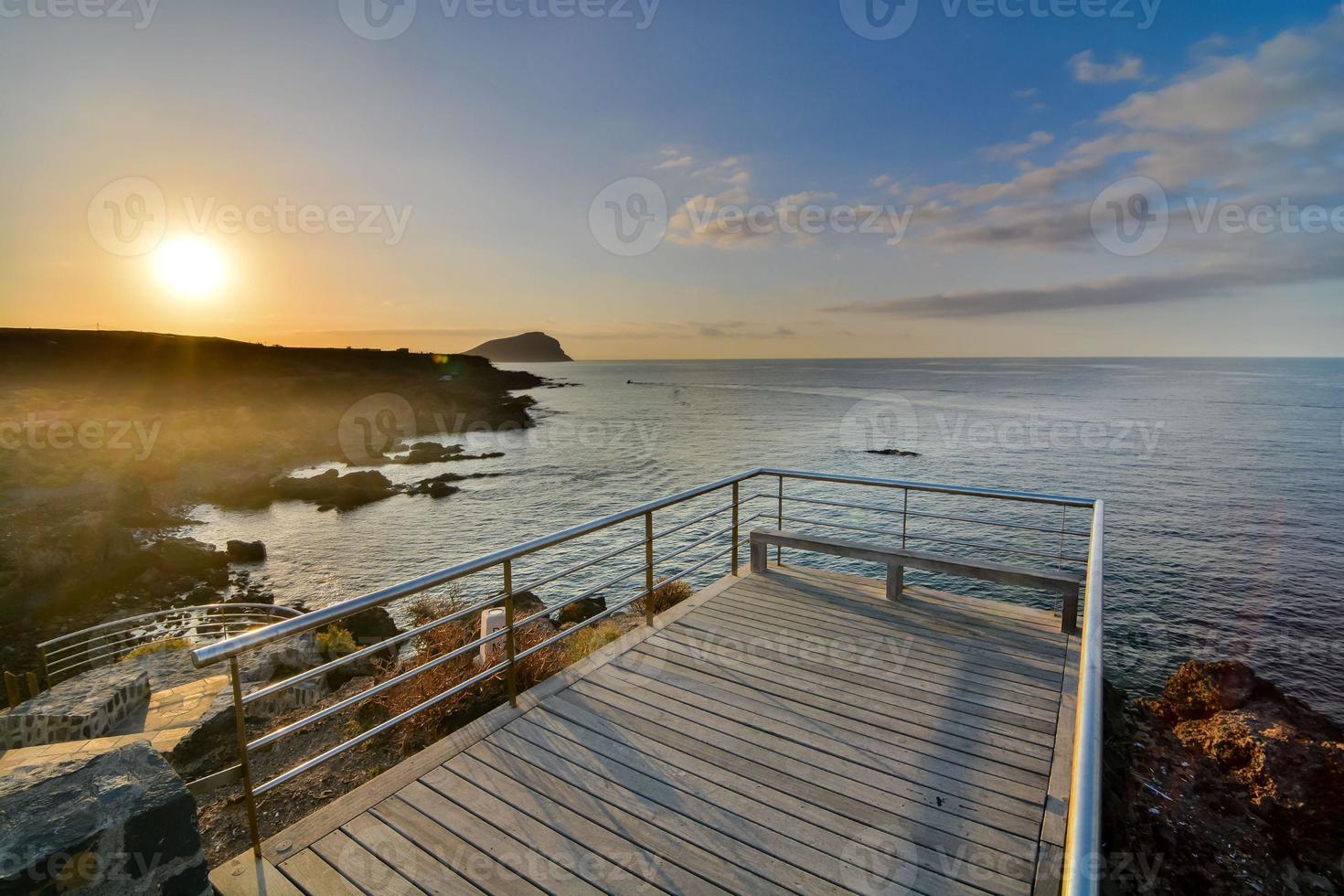 Scenic coastal view photo