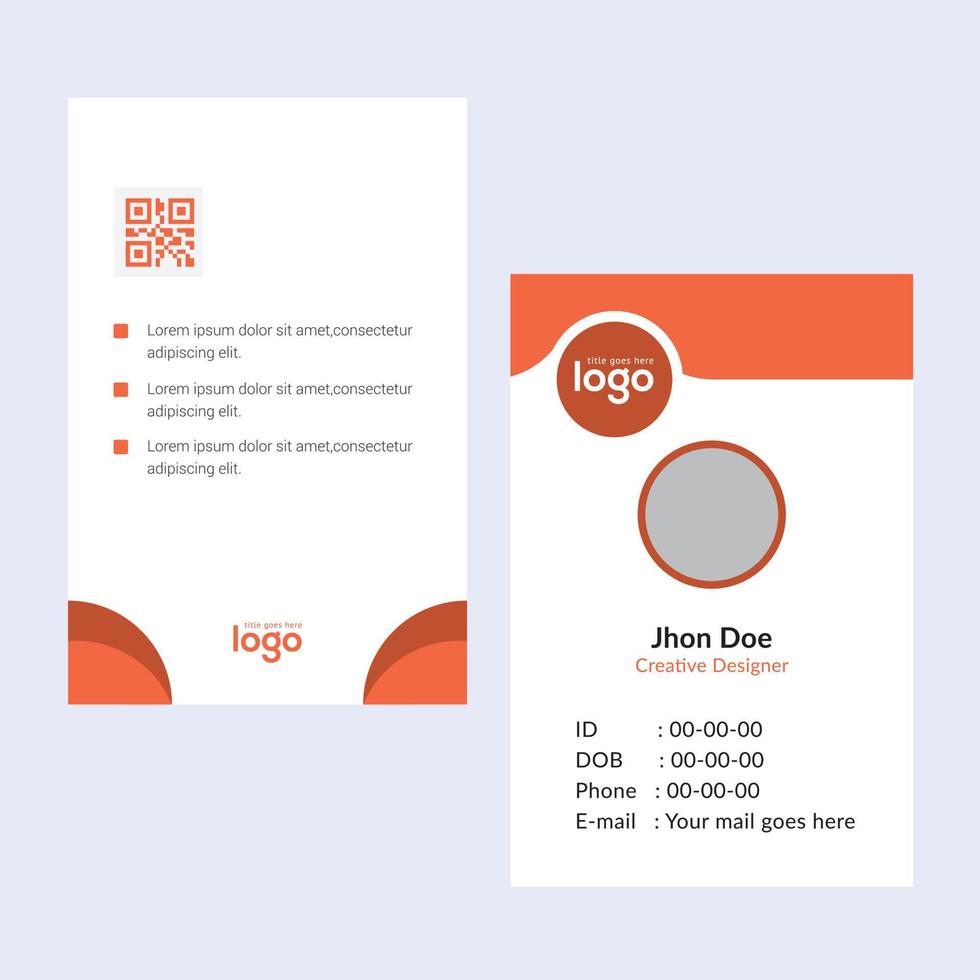 Creative Templates Business Card. Orange Business Cards. Professional and elegant abstract card templates perfect for your company and job title. vector design templates. clean business cards.