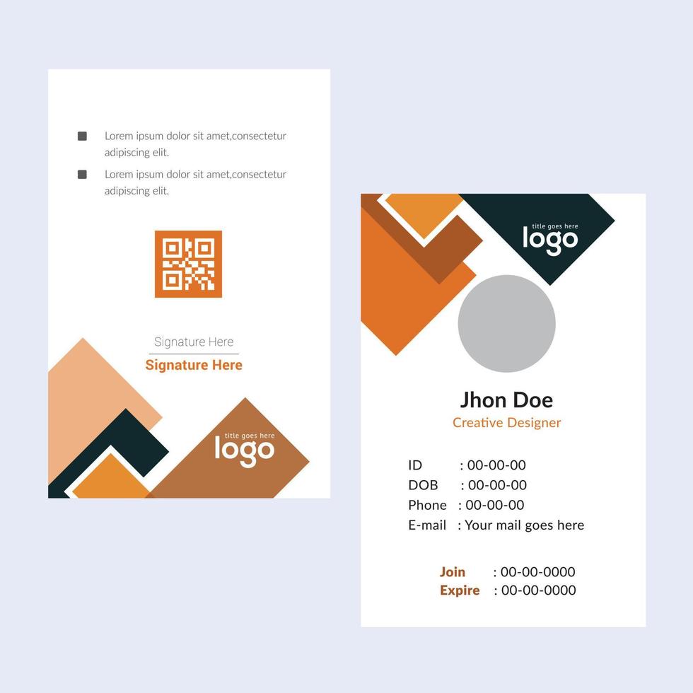 Creative Templates Business Card. Orange Business Cards. Professional and elegant abstract card templates perfect for your company and job title. vector design templates. clean business cards.