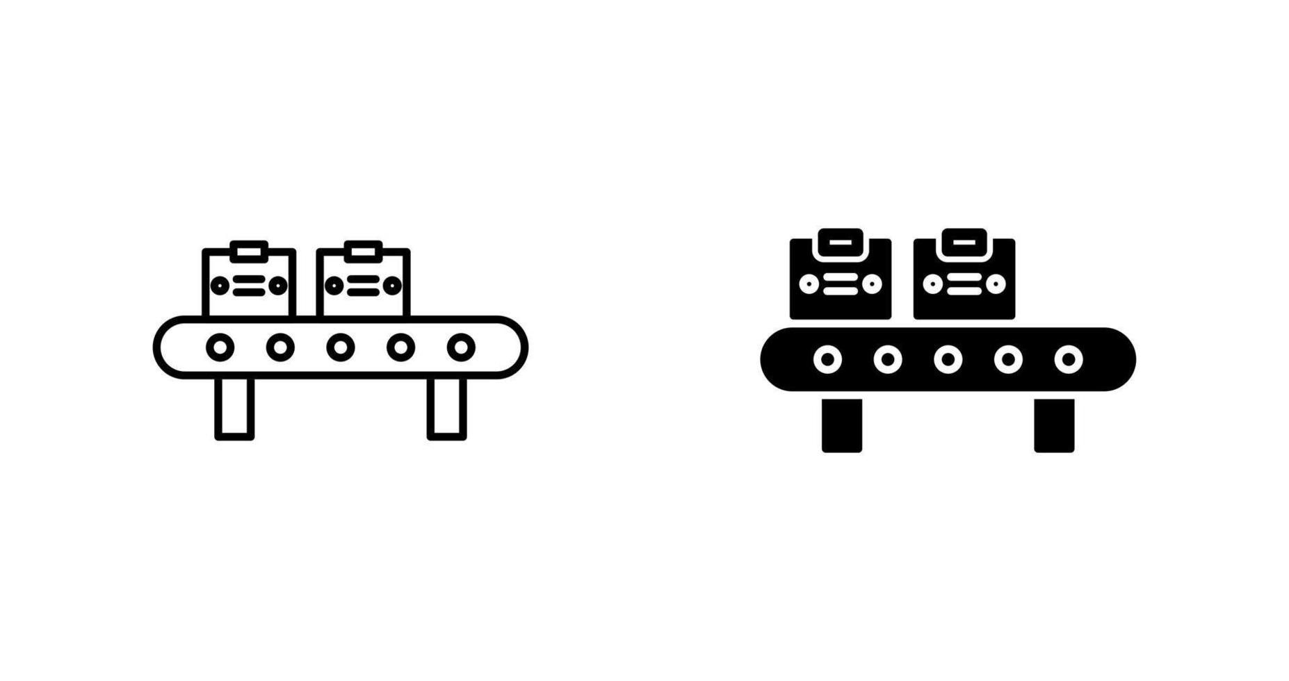 Conveyor Vector Icon