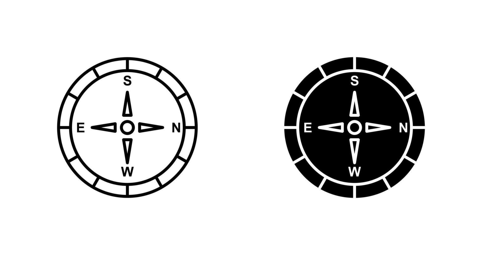 Compass Vector Icon