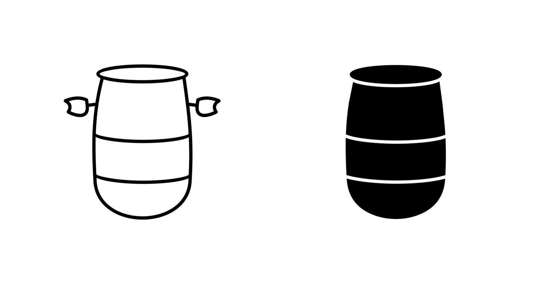 icono de vector de barril