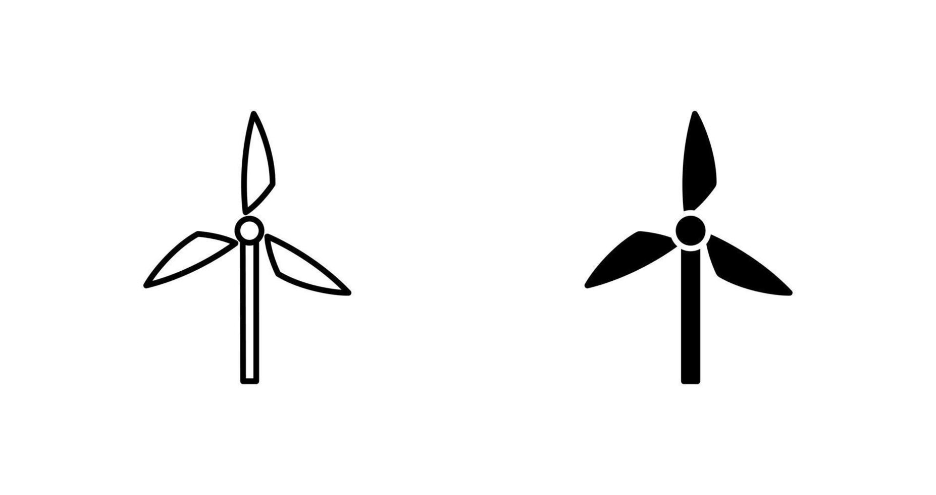 icono de vector de molino de viento