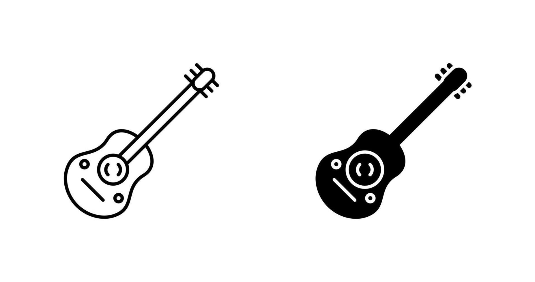 icono de vector de guitarra