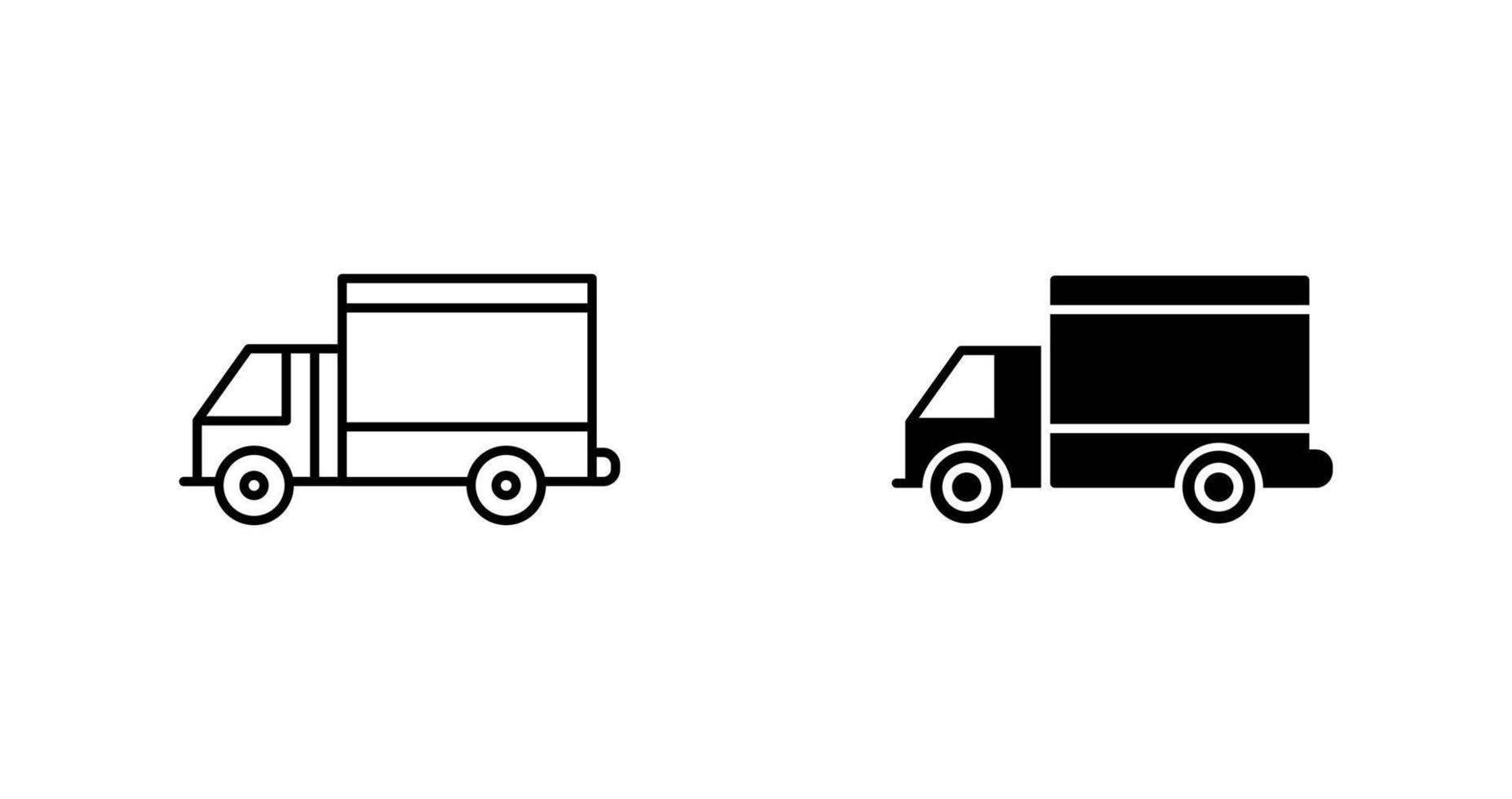 Heavy Truck Vector Icon