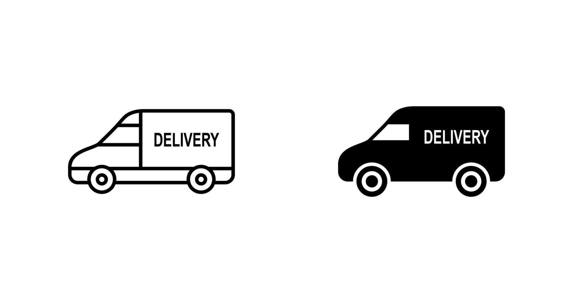 Delivery Car Vector Icon
