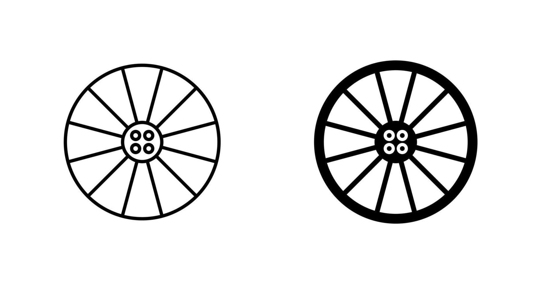 Wheel Vector Icon