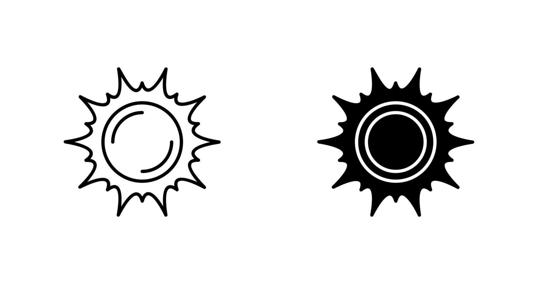 Sun Vector Icon