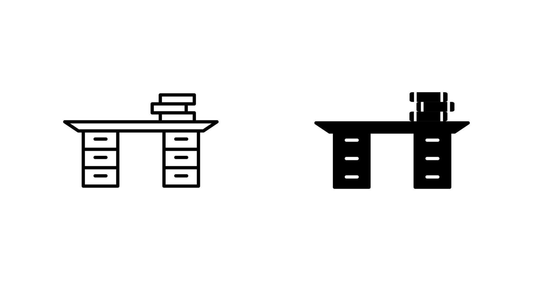 Lunch Table Vector Icon