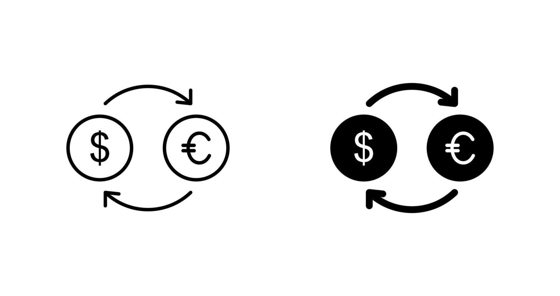 Dollar to Yen Vector Icon