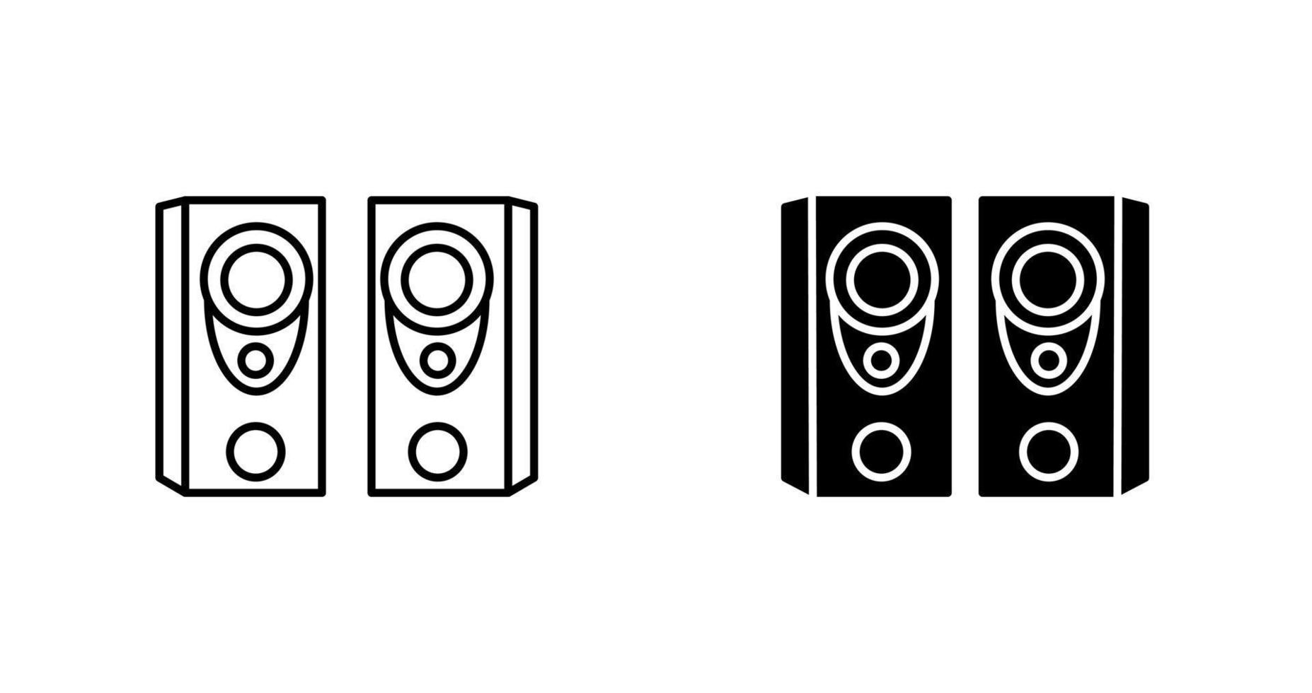 icono de vector de altavoz