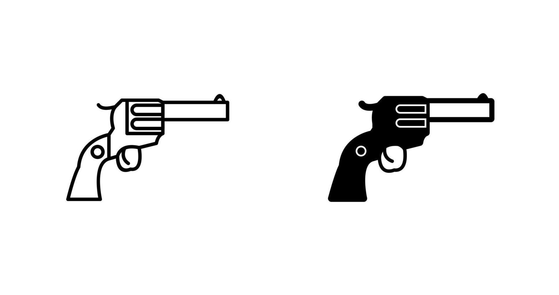 icono de vector de pistola