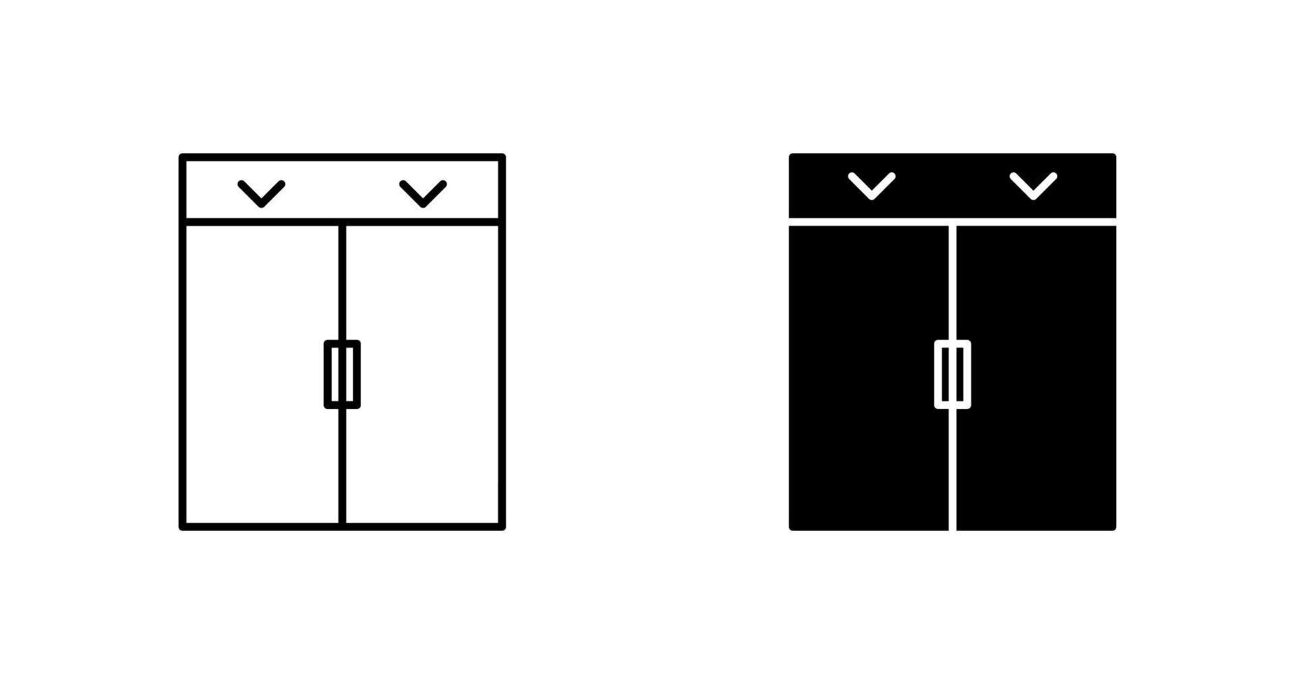 icono de vector de ascensor