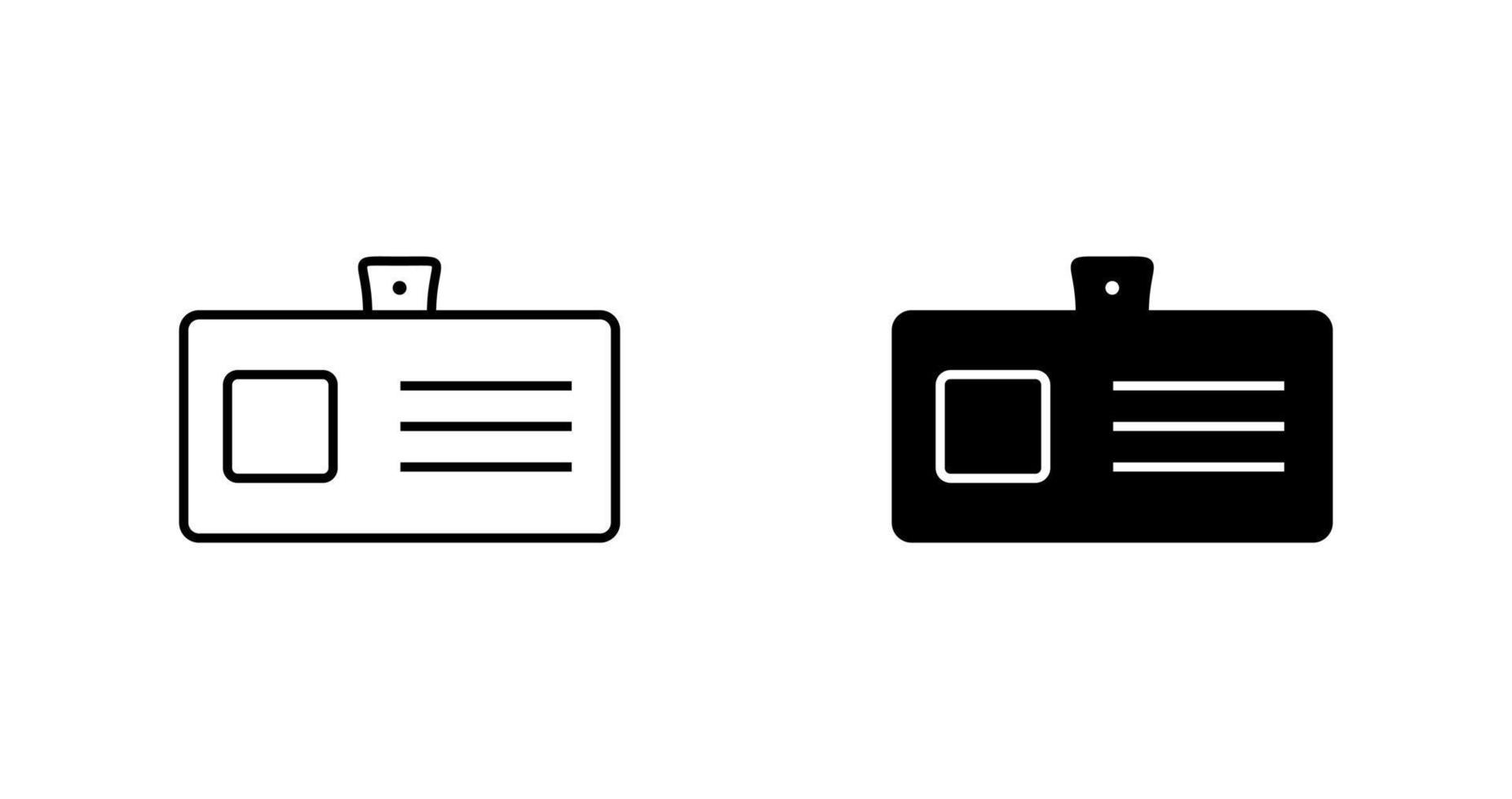 Identity Card Vector Icon