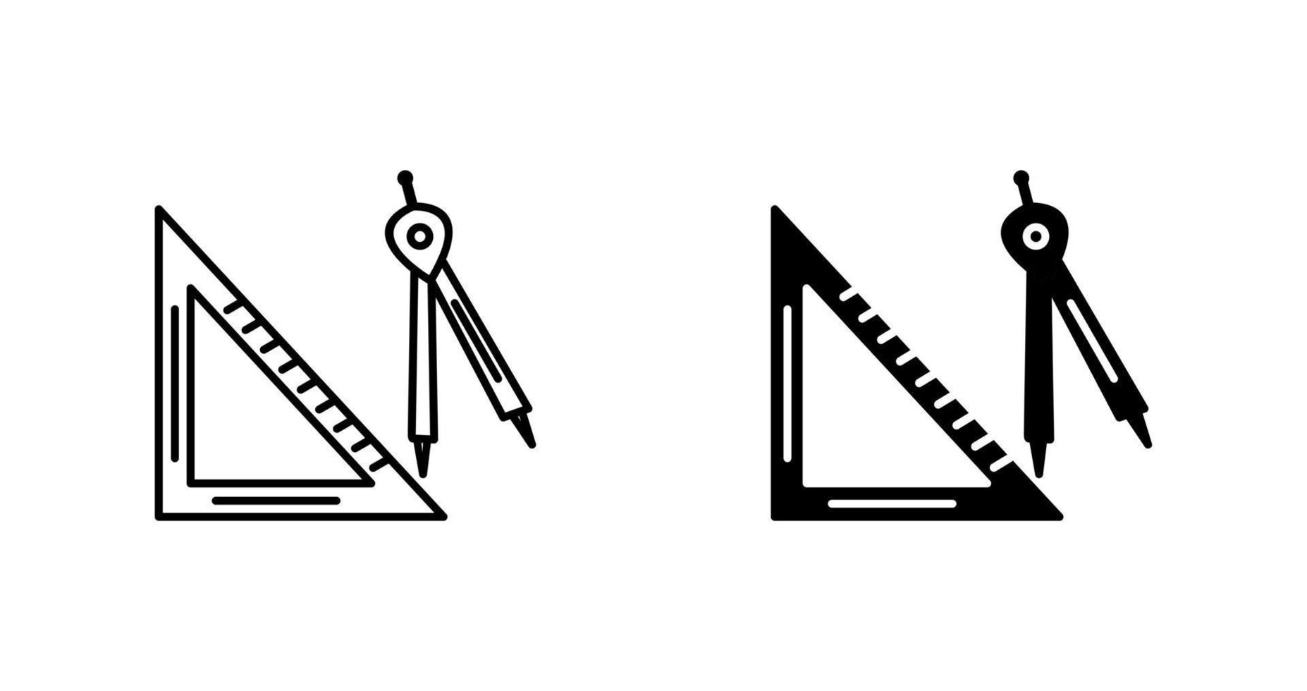 Set Square Vector Icon
