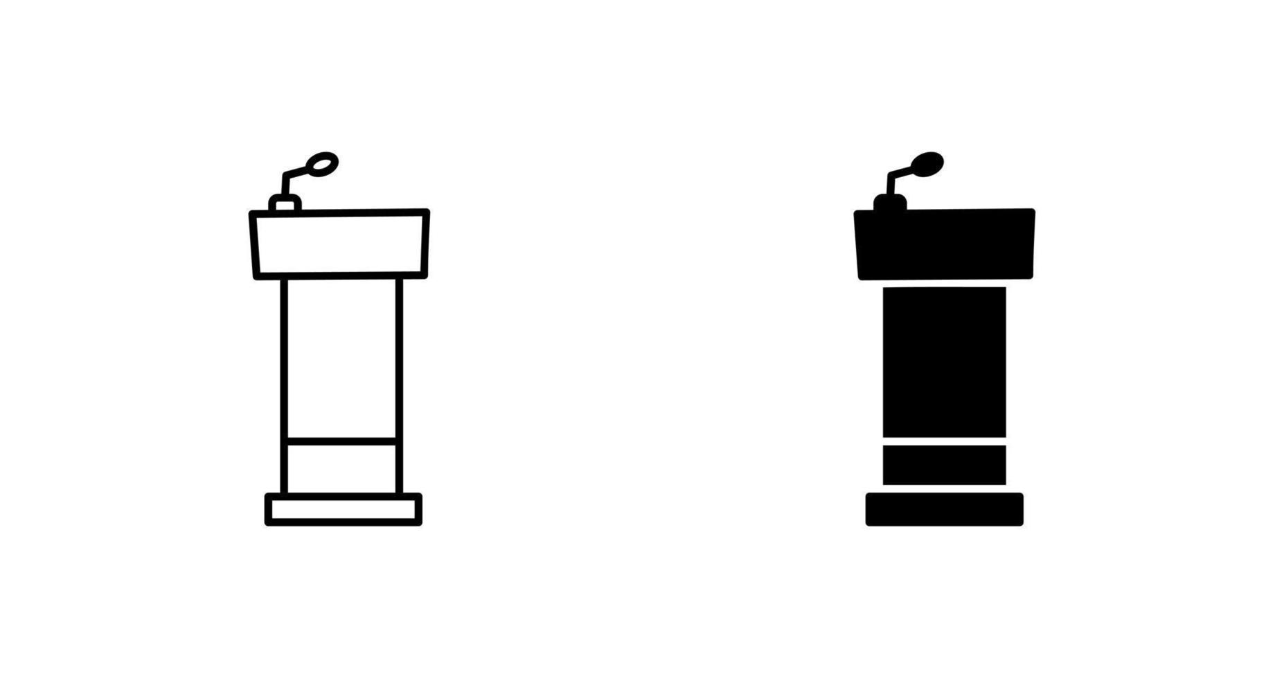 Podium Vector Icon