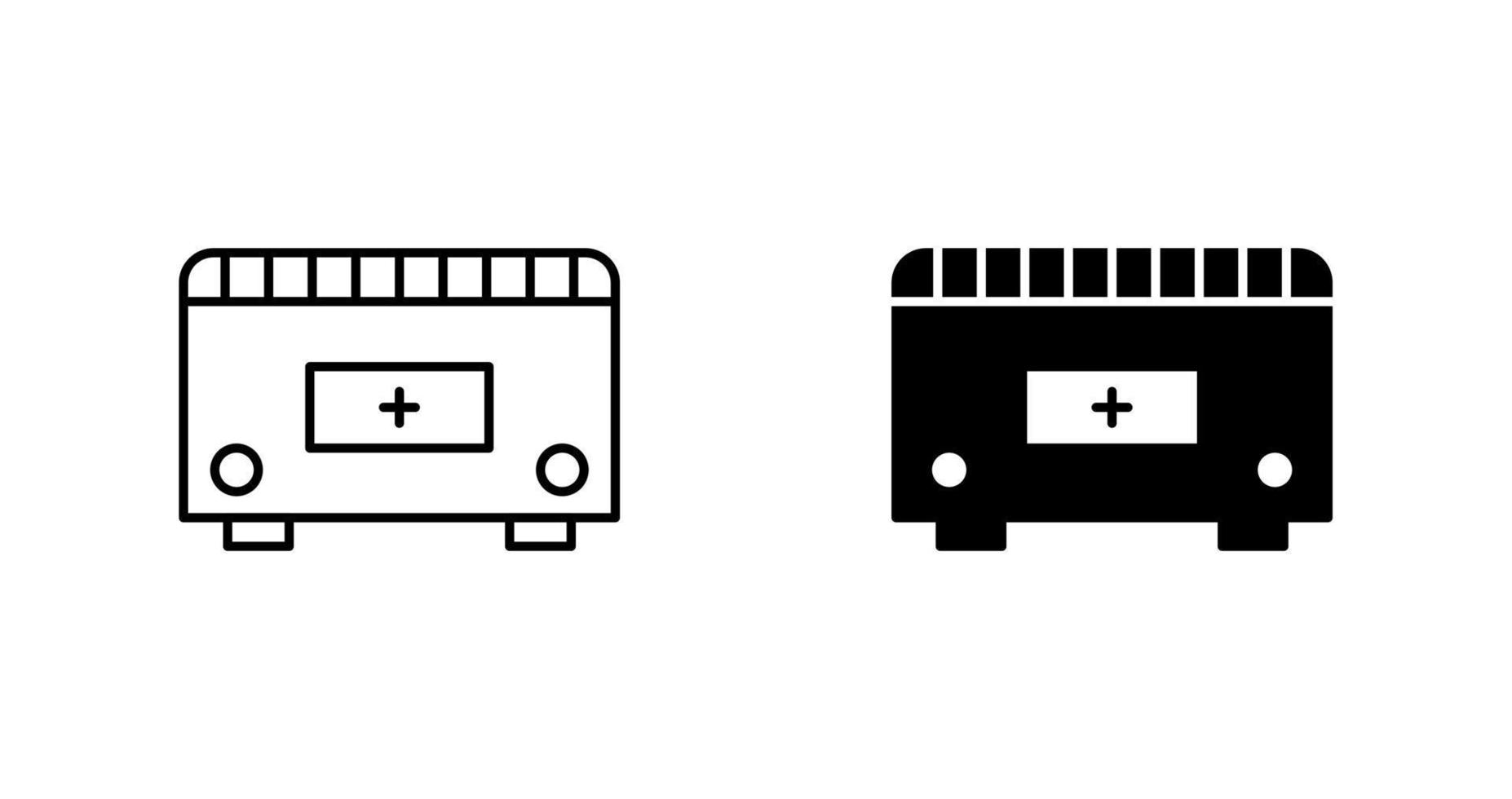Convection Heater Vector Icon