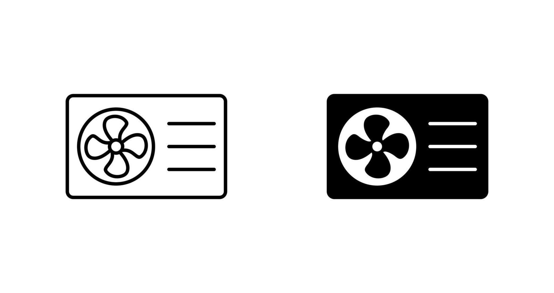 AC Outside Unit Vector Icon