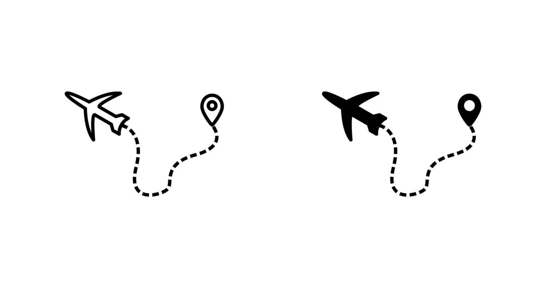 Plane Flying Vector Icon