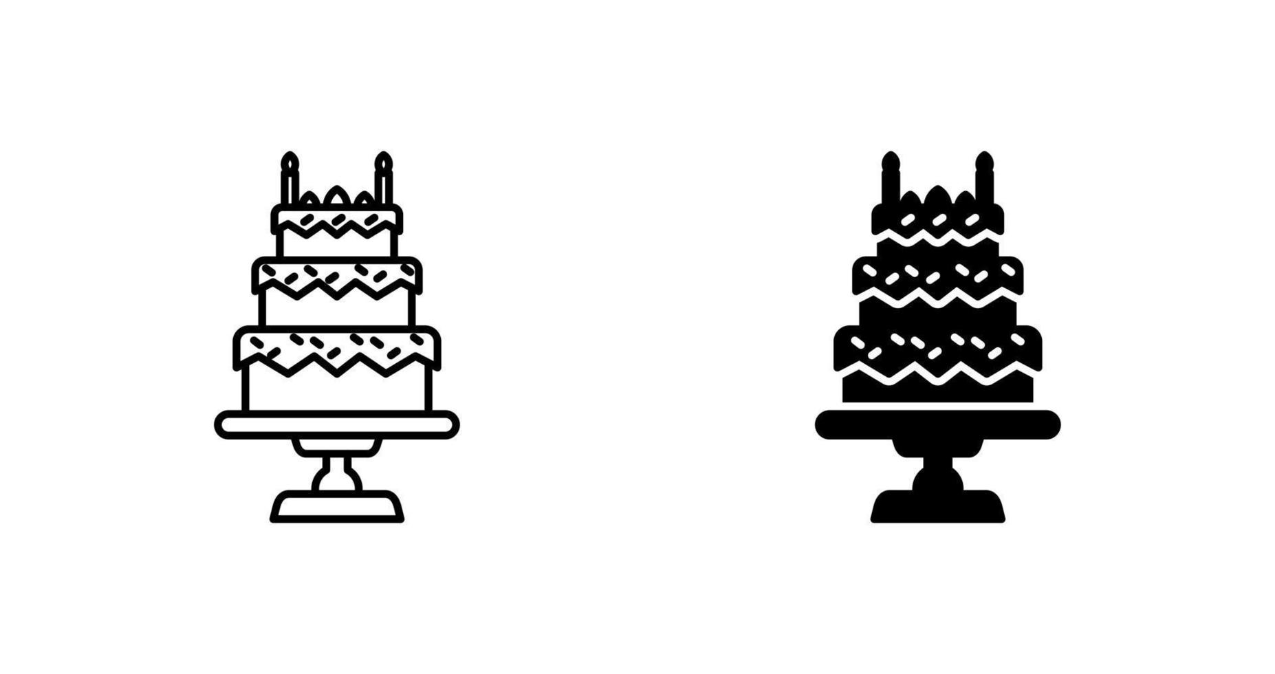 Birthday Cake Vector Icon