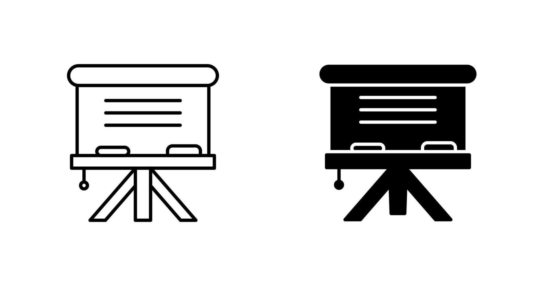 Whiteboard Vector Icon