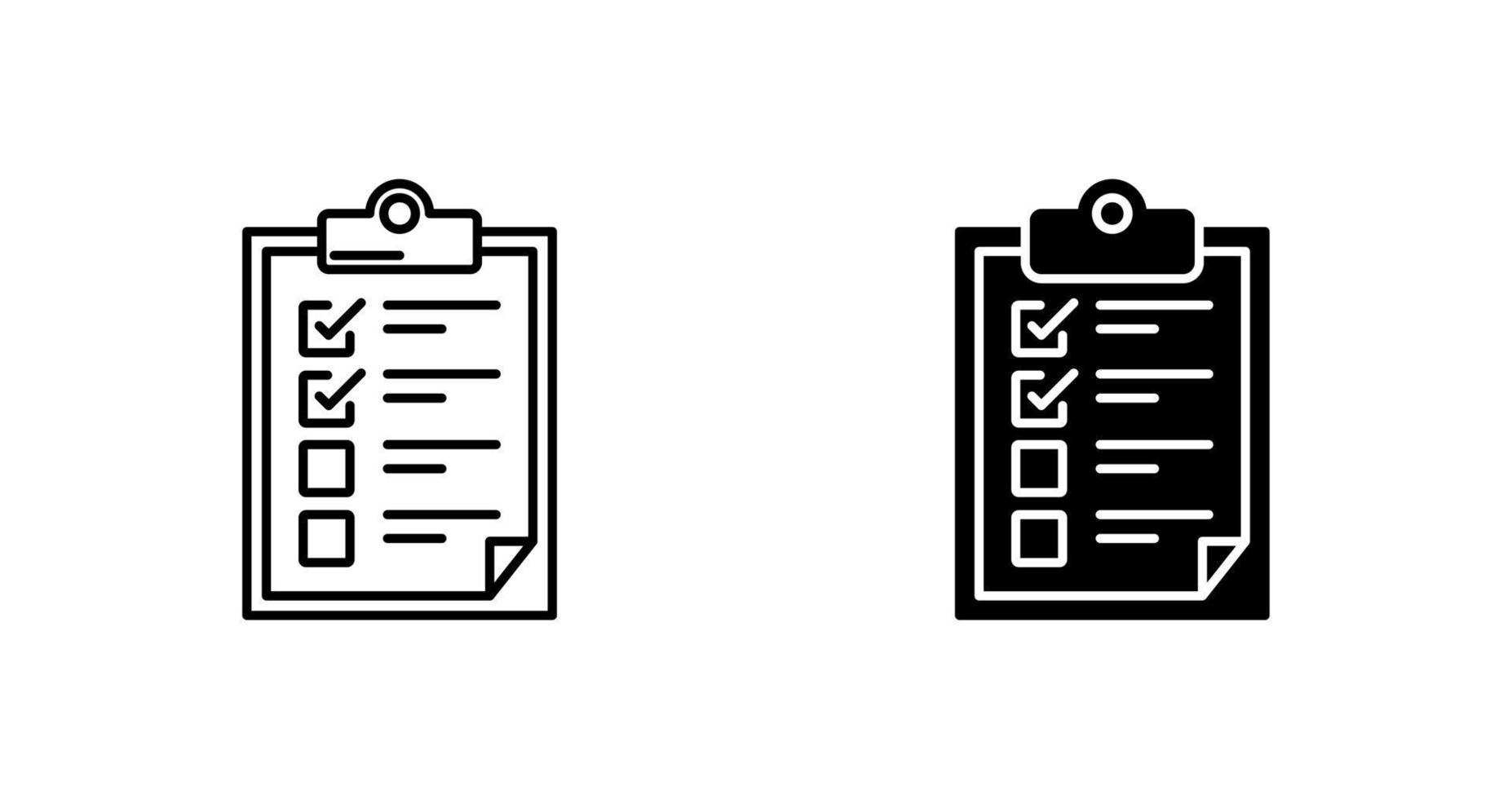 Checklist Vector Icon