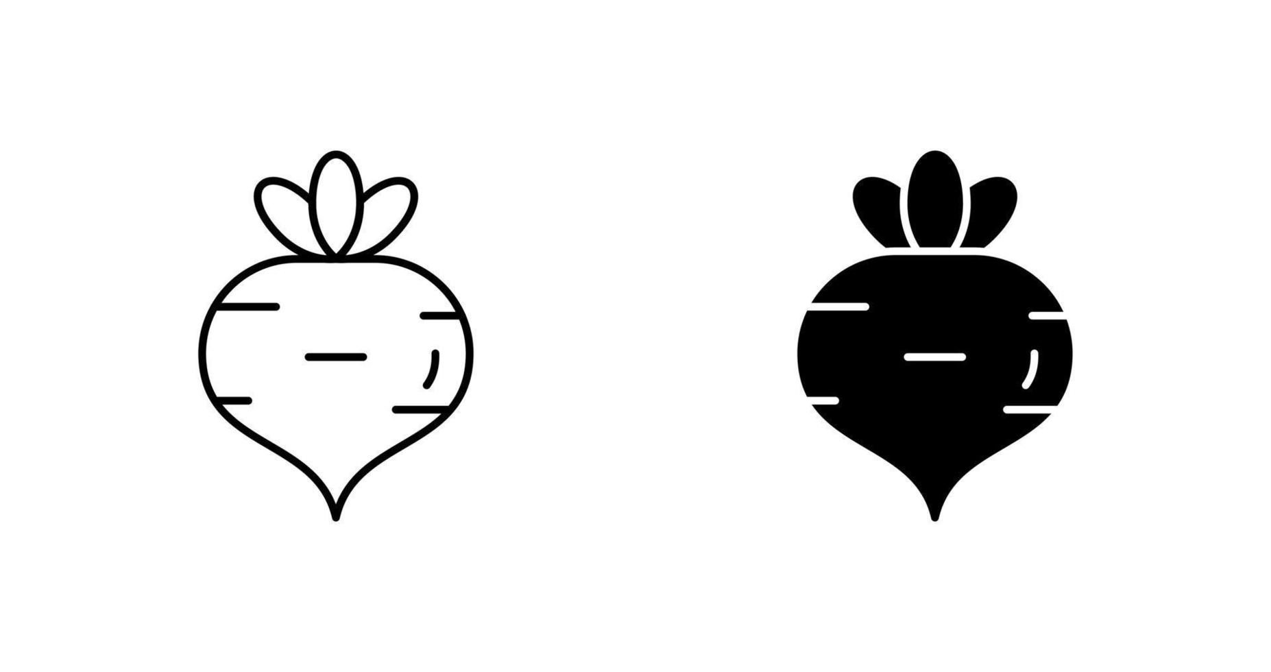 Turnip Vector Icon