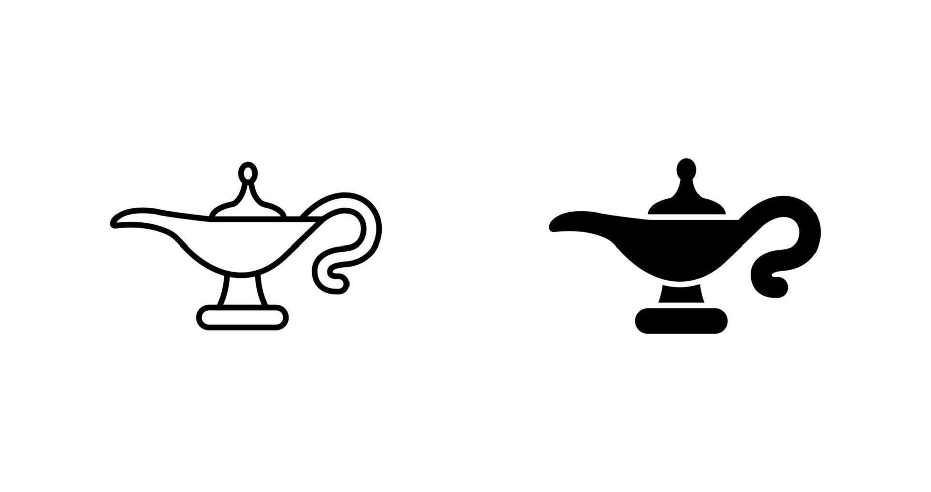 Genie Lamp Vector Icon