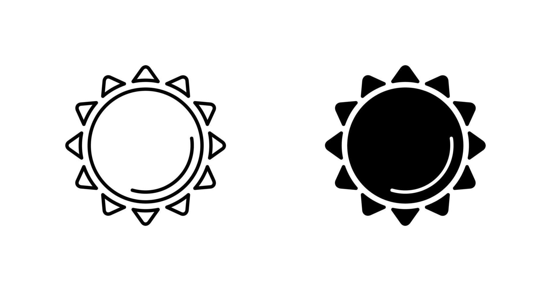 Sun Vector Icon