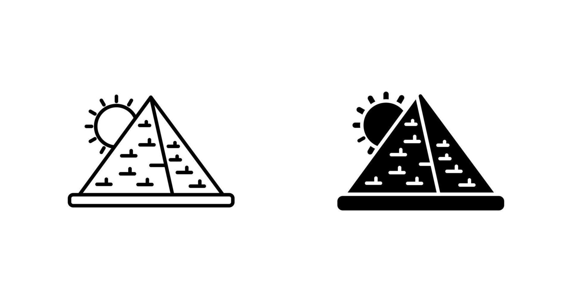 Pyramid Vector Icon