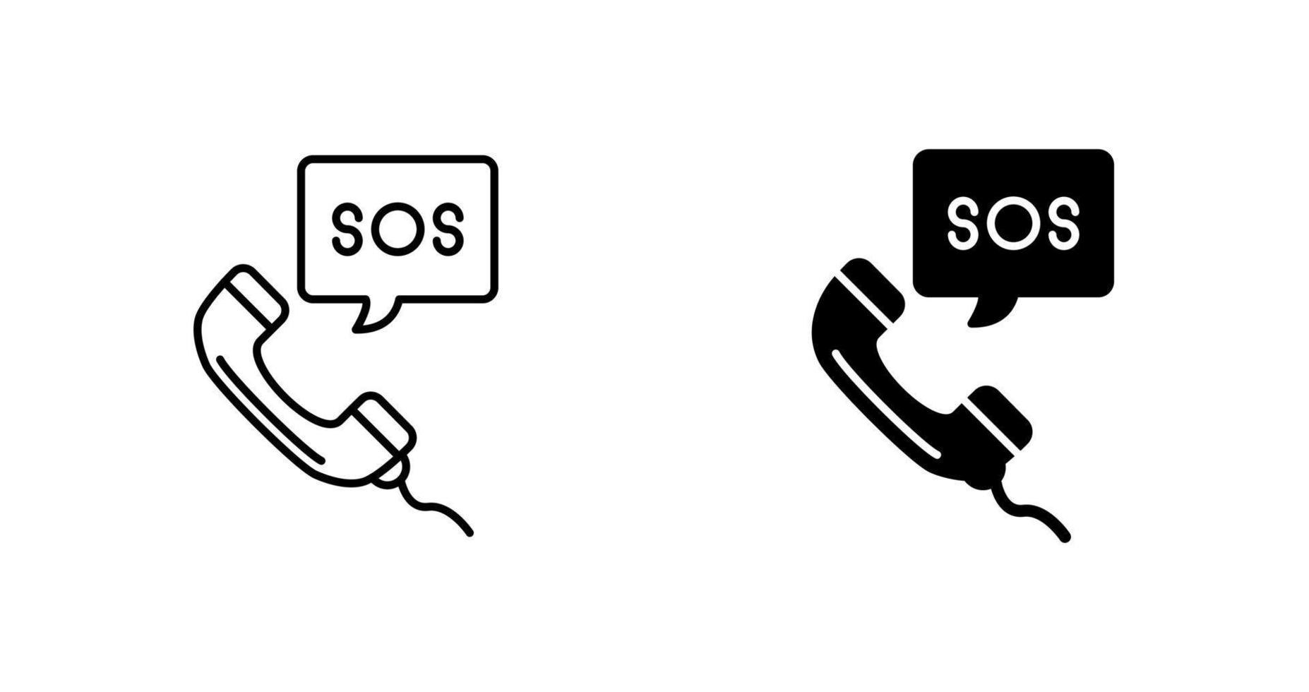 Emergency Call Vector Icon