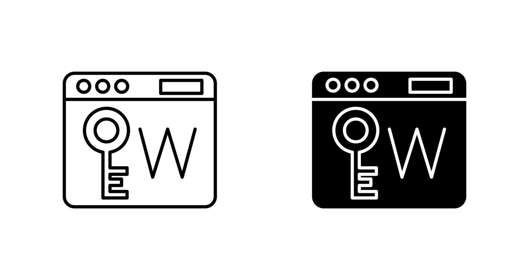 Keyworld Vector Icon