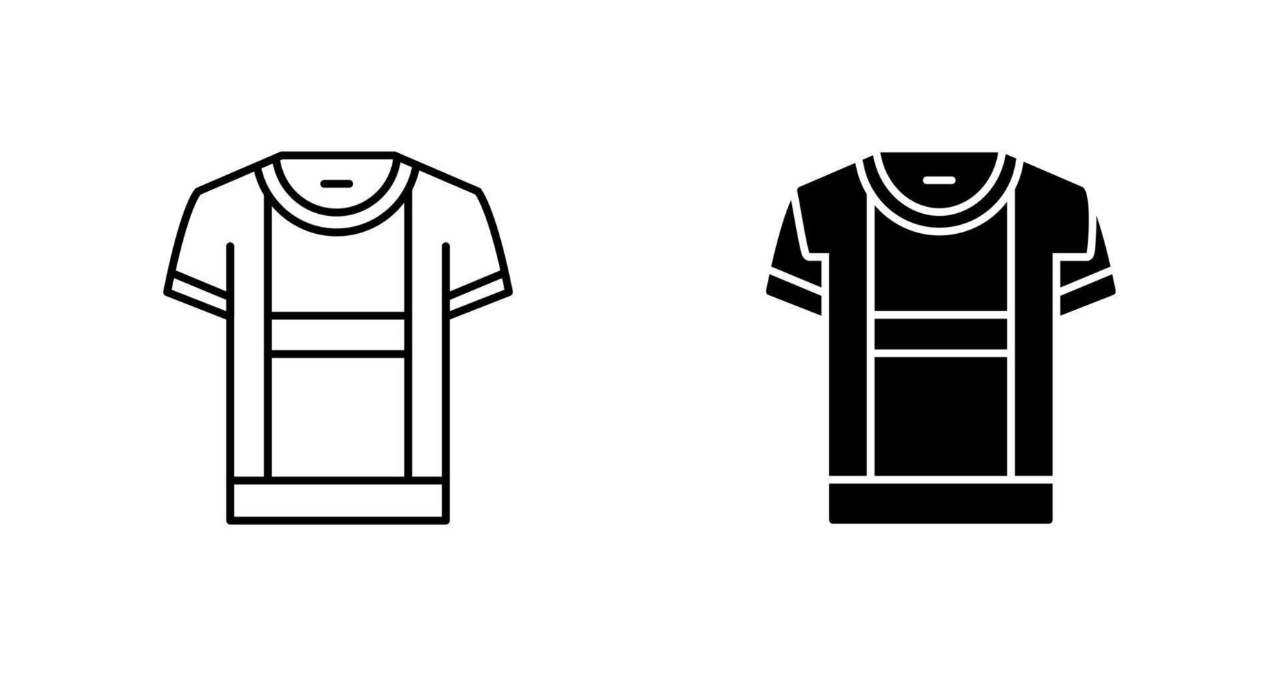 icono de vector de camiseta