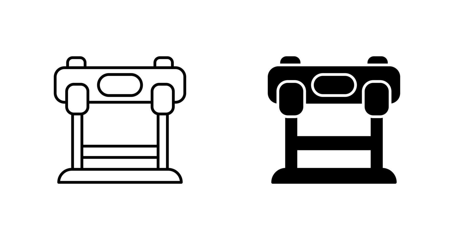 Hurdles Race Vector Icon