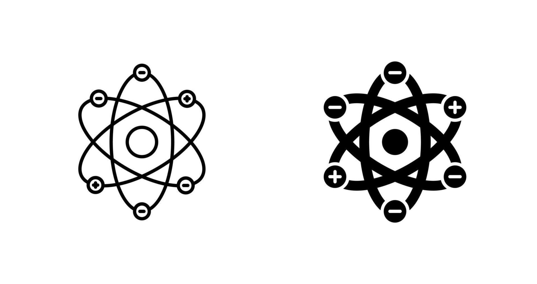 Atom Structure Vector Icon